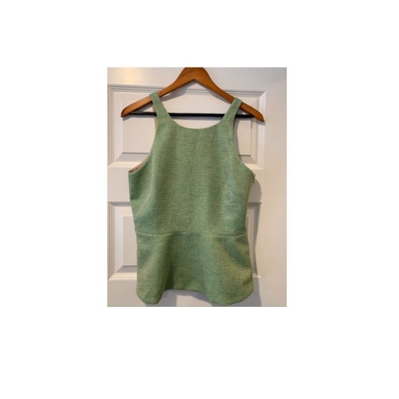 Banana Republic green tweed shell tank - Picture 1 of 3
